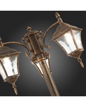 SL082.205.03 Светильник уличный наземный ST-Luce Бронза/Бронза, Прозрачный E27 3*60W DOMENICO-foto3