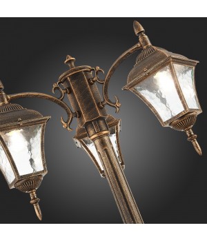 SL082.205.03 Светильник уличный наземный ST-Luce Бронза/Бронза, Прозрачный E27 3*60W DOMENICO-foto3