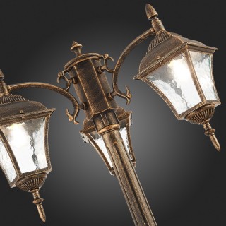 SL082.205.03 Светильник уличный наземный ST-Luce Бронза/Бронза, Прозрачный E27 3*60W DOMENICO-foto3