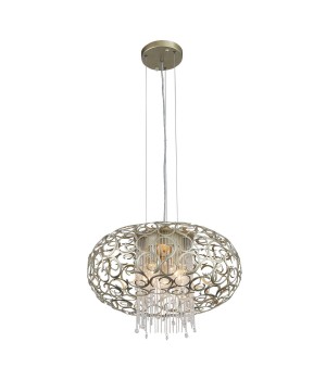 SL1101.203.05 Люстра подвесная ST-Luce Шампань/Шампань, Прозрачный E14 5*40W DOLCIMA-foto2