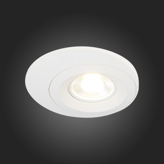 ST216.508.01 Св-к встр. Белый GU10 1*7W IP20 D100xH23 220V Без ламп ST216-foto5