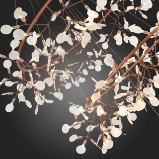 SL379.203.486 Люстра подвесная ST-Luce Медный/Белый LED 486*0,5W 3500K RAFINA-foto9