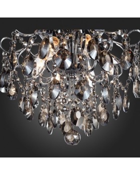 SL846.102.06 Люстра подвесная ST-Luce Темный хром/Тонированный черный E14 6*40W ORECCHINI-foto5