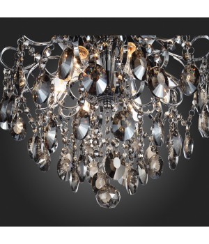 SL846.102.06 Люстра подвесная ST-Luce Темный хром/Тонированный черный E14 6*40W ORECCHINI-foto5