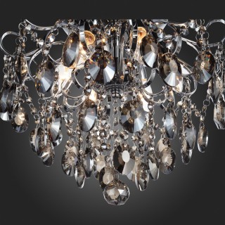 SL846.102.06 Люстра подвесная ST-Luce Темный хром/Тонированный черный E14 6*40W ORECCHINI-foto5