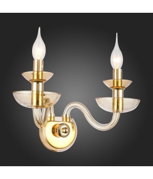 SL1758.201.02 Светильник настенный ST-Luce Золотистый, Шампань E14 2*40W CENELA-foto8