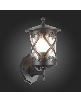 SL085.401.01 Светильник уличный настенный ST-Luce Черный/Черный, Прозрачный E27 1*60W LORNE-foto7