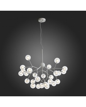 SL376.503.27 Люстра подвесная ST-Luce Белый/Белый,Прозрачный G4 LED 27*2W DEMELE-foto5