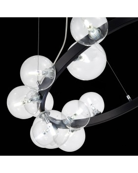 SL1165.403.15 Светильник подвесной ST-Luce Черный/Прозрачный G4 15*5W NECTON-foto6