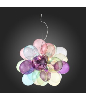 SL432.153.06 Светильник подвесной ST-Luce Хром/Разноцветный G9 6*5W SOSPIRO-foto6