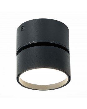 ST651.442.09 Светильник потолочный поворотный Черный LED 1*9W 4000K 720Lm Ra>90 120° IP20 D85xH87 170-240VV ST651-foto2