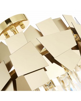 SL1232.202.05 Люстра потолочная ST-Luce Золотистый/Прозрачный, Золотистый E14 5*60W CASERTA-foto4