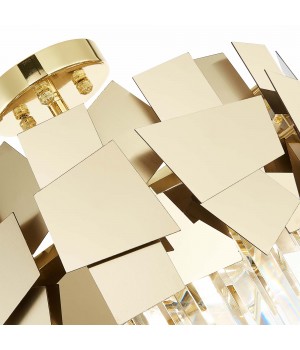 SL1232.202.05 Люстра потолочная ST-Luce Золотистый/Прозрачный, Золотистый E14 5*60W CASERTA-foto4