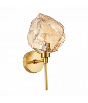 SL1175.301.01 Бра ST-Luce латунь/янтарный E14 1*40W Portici-foto2