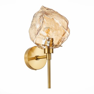 SL1175.301.01 Бра ST-Luce латунь/янтарный E14 1*40W Portici-foto2