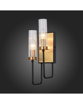 SL336.301.02 Бра ST-Luce Коричневый, Бронза/Прозрачный E14 2*60W DELAVERA-foto3