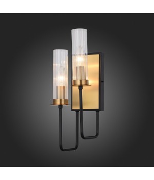 SL336.301.02 Бра ST-Luce Коричневый, Бронза/Прозрачный E14 2*60W DELAVERA-foto3