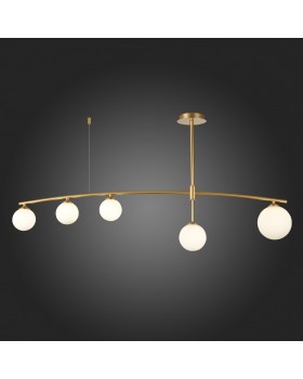 SL1208.302.05 Светильник потолочный ST-Luce Золотистый/Белый G9 5*5W SEMBRARE-foto5