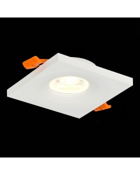 ST205.518.01 Св-к встр. Мат. белый GU10 1*50W L94xW94xH27 220V Без ламп GERA-foto4