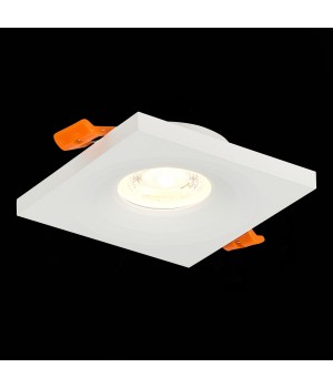 ST205.518.01 Св-к встр. Мат. белый GU10 1*50W L94xW94xH27 220V Без ламп GERA-foto4