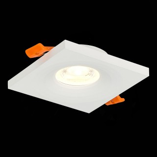 ST205.518.01 Св-к встр. Мат. белый GU10 1*50W  L94xW94xH27 220V Без ламп GERA-foto4