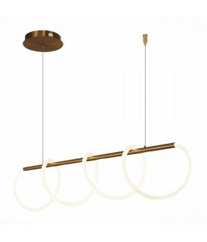 SL6102.303.45 Светильник подвесной ST-Luce Латунь/Белый LED 1*45W 4000K Sagrato-foto3