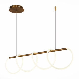 SL6102.303.45 Светильник подвесной ST-Luce Латунь/Белый LED 1*45W 4000K Sagrato-foto3