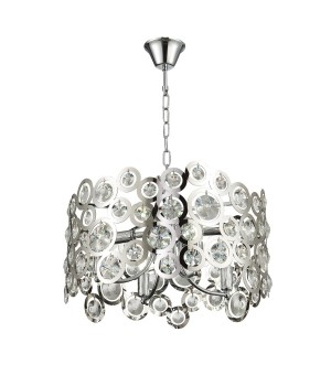 SL1103.103.08 Светильник подвесной ST-Luce Хром/Прозрачный,Хром E14 8*60W LETINA-foto14