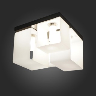 SL536.502.04 Люстра потолочная ST-Luce Черный/Белый G9 4*5W CONCRETO-foto3