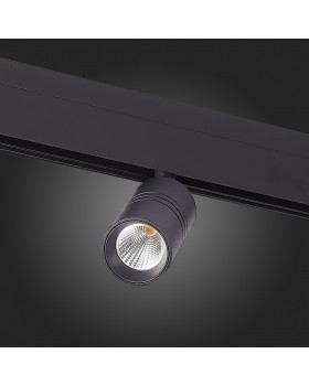 ST365.436.07 Магнитный трековый светильник Черный LED 1*7W 3000K 595Lm Ra>80 36° IP20 L-xW44xH90 48V LEMMI-foto8