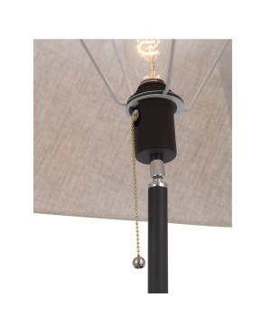 SLE302.415.01 Торшер ST-Luce Черный, Коричневый/Бежевый E27 1*40W MENOLA-foto2