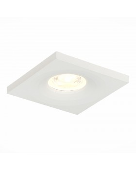 ST205.518.01 Св-к встр. Мат. белый GU10 1*50W L94xW94xH27 220V Без ламп GERA-foto3