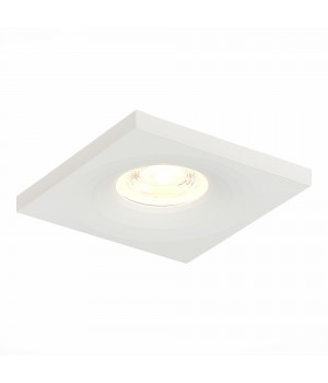 ST205.518.01 Св-к встр. Мат. белый GU10 1*50W L94xW94xH27 220V Без ламп GERA-foto3