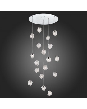 SL1175.103.18 Светильник подвесной ST-Luce хром/прозрачный E14 18*40W Portici-foto5