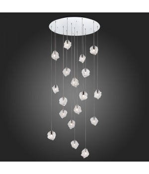 SL1175.103.18 Светильник подвесной ST-Luce хром/прозрачный E14 18*40W Portici-foto5