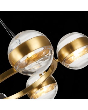 SL1156.303.05 Светильник подвесной ST-Luce Латунь/Прозрачный G9 5*5W BALA-foto6