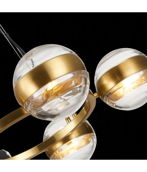 SL1156.303.05 Светильник подвесной ST-Luce Латунь/Прозрачный G9 5*5W BALA-foto6