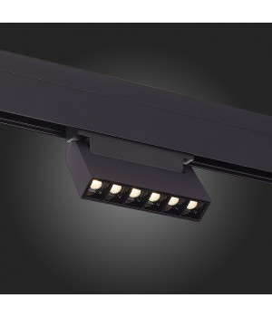 ST364.446.06 Магнитный трековый светильник Черный LED 1*6W 4000K 532Lm Ra>80 36° IP20 L120xW22xH108 48V NANE-foto7