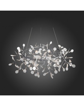 SL379.103.135 Люстра подвесная ST-Luce Серебристый/Белый LED 135*0,3W 3500K RAFINA-foto3