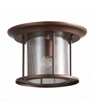 SL080.402.01 Светильник уличный потолочный ST-Luce Темный кофе/Прозрачный, Темный кофе E27 1*60W LASTERO-foto2