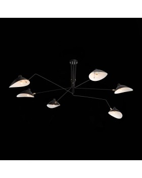 SL305.402.06 Люстра потолочная ST-Luce Черный/Черный, Белый E27 6*60W SPRUZZO-foto15