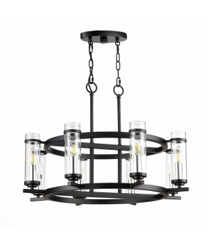 SL334.403.08 Люстра подвесная ST-Luce Черный, Никель/Прозрачный E14 8*60W BICHERO-foto2