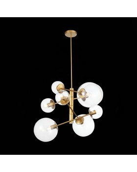 SL1150.203.08 Светильник подвесной ST-Luce Матовое золото/Прозрачный E27 8*40W (из 3-х коробок) LIORA-foto9