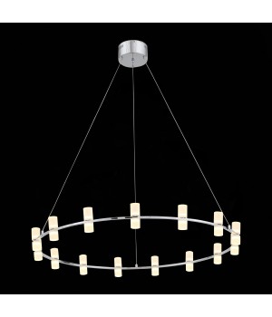 SL799.103.15 Люстра подвесная ST-Luce Хром/Белый LED 15*4W 3200K CILINDRO-foto5