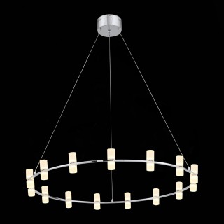 SL799.103.15 Люстра подвесная ST-Luce Хром/Белый LED 15*4W 3200K CILINDRO-foto5