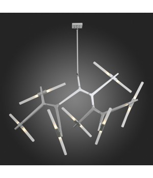 SL947.102.14 Люстра потолочная ST-Luce Серебристый/Белый G9 14*5W LACONICITA-foto5