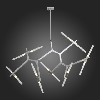 SL947.102.14 Люстра потолочная ST-Luce Серебристый/Белый G9 14*5W LACONICITA-foto5