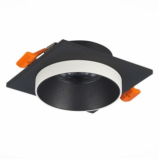 ST206.418.01 Св-к встр. Мат. черный GU10 1*50W  L92xW92xH41 220V Без ламп CHOMIA-foto2