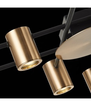 SL1207.402.08 Светильник потолочный ST-Luce Черный/Латунь GU10 8*7W VEROLI-foto6