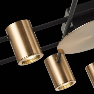 SL1207.402.08 Светильник потолочный ST-Luce Черный/Латунь GU10 8*7W VEROLI-foto6